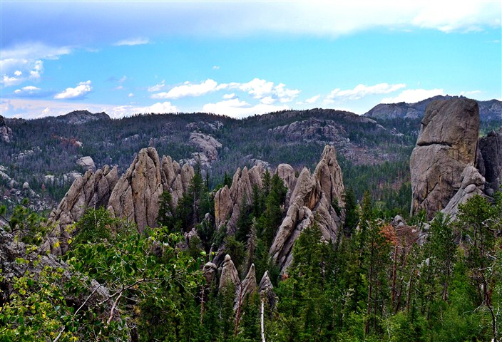 Rockscapes in the Needles area of the Black Hills
